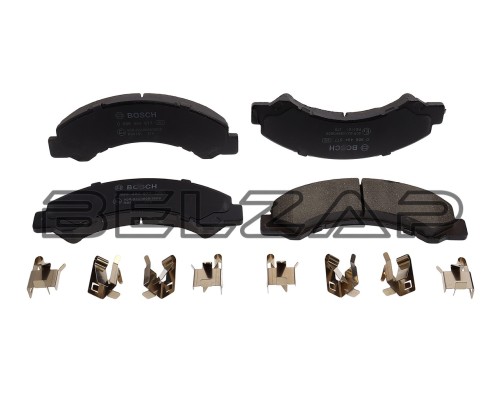 Колодки тормозные Elf NKR8,NKQ8 (03-) TOYOTA Dyna (95-) задние (4шт.), арт. 0986494677